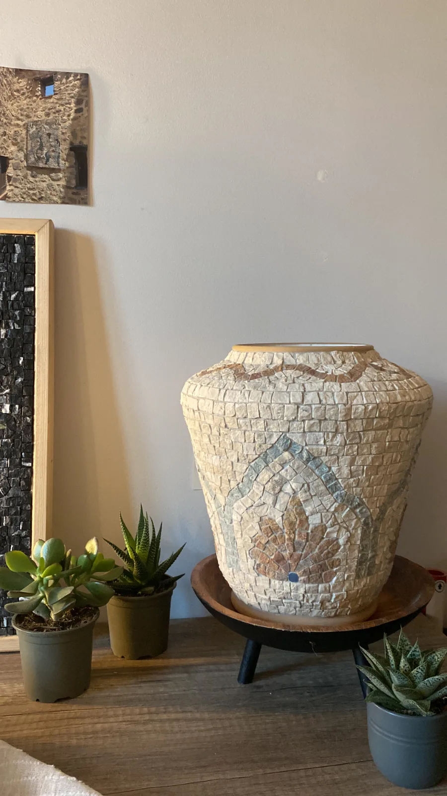 Vase décoratif en marbre